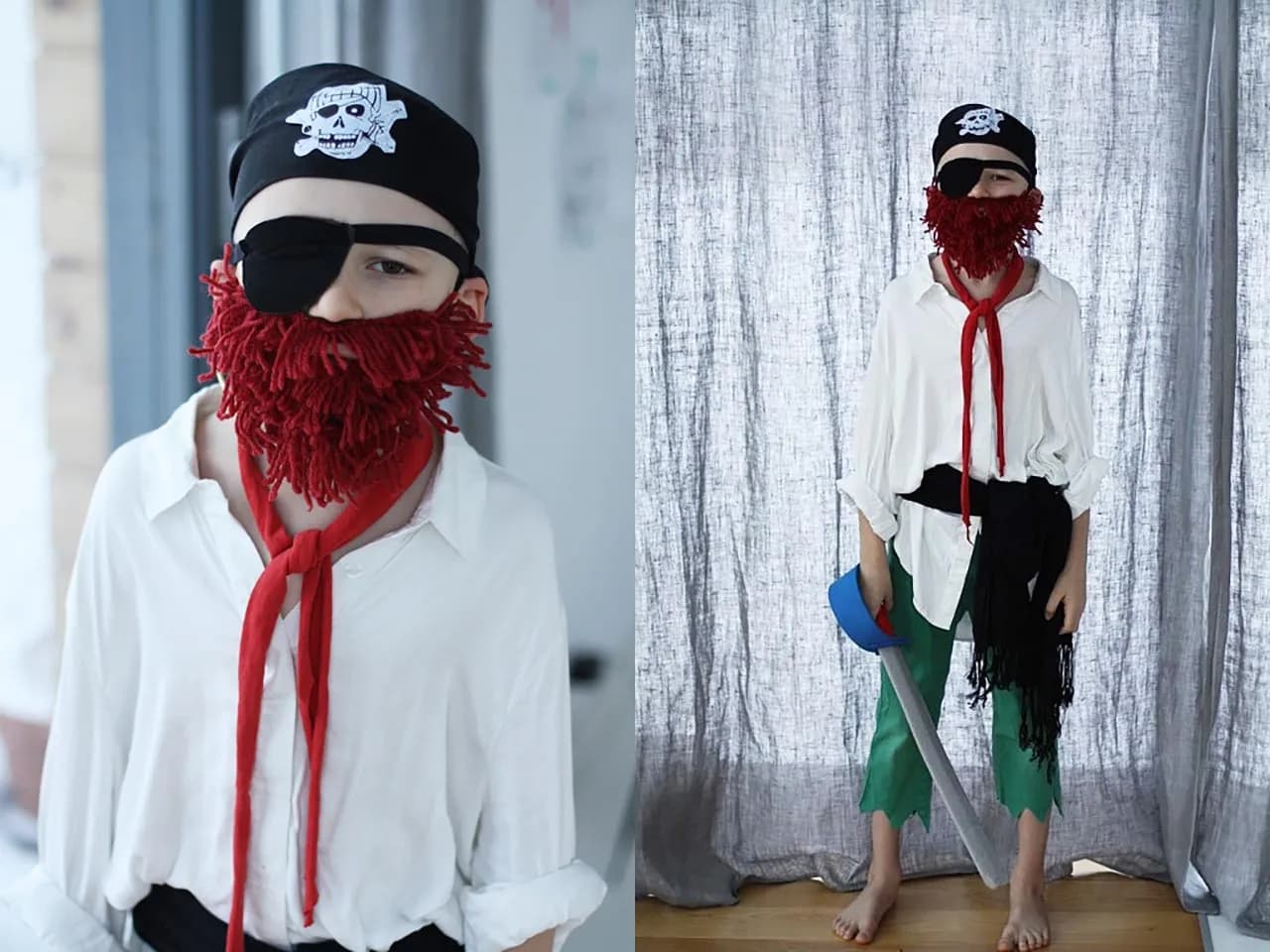 Jak łatwo zrobić strój pirata dla chłopca bez wydawania fortuny